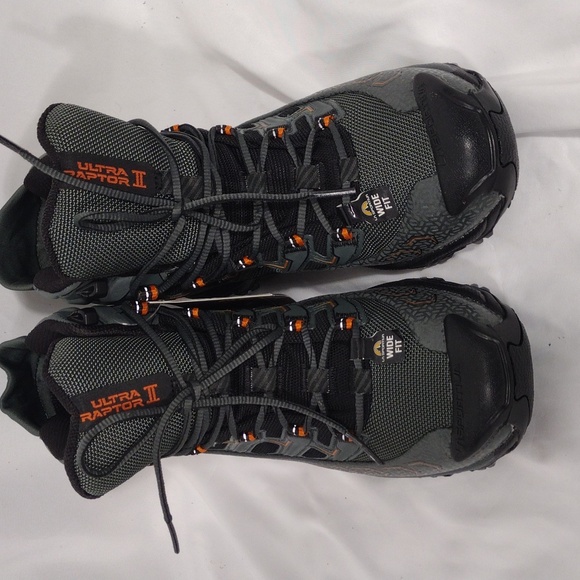 NWOB La Sportiva Carbon/Hawaiian Sun Ultra Raptor II Mid Wide GTX Boot Size 6 main image 5